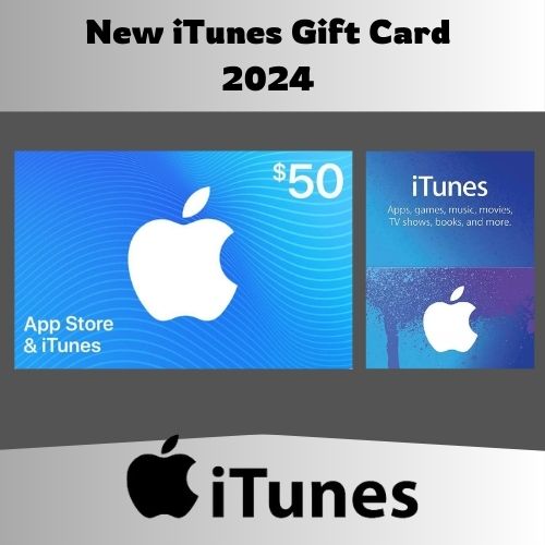 New iTunes gift card- 2024